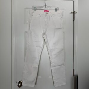 Lilly Pulitzer white South Ocean jeans size 12